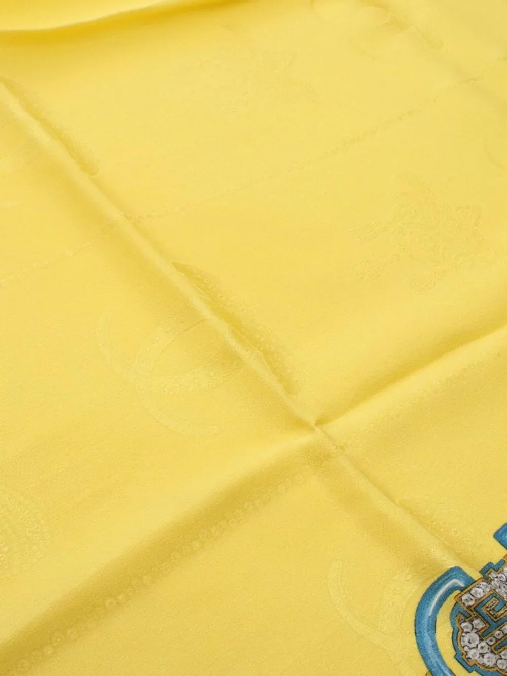 Cartier Scarf Silk Scarves Yellow